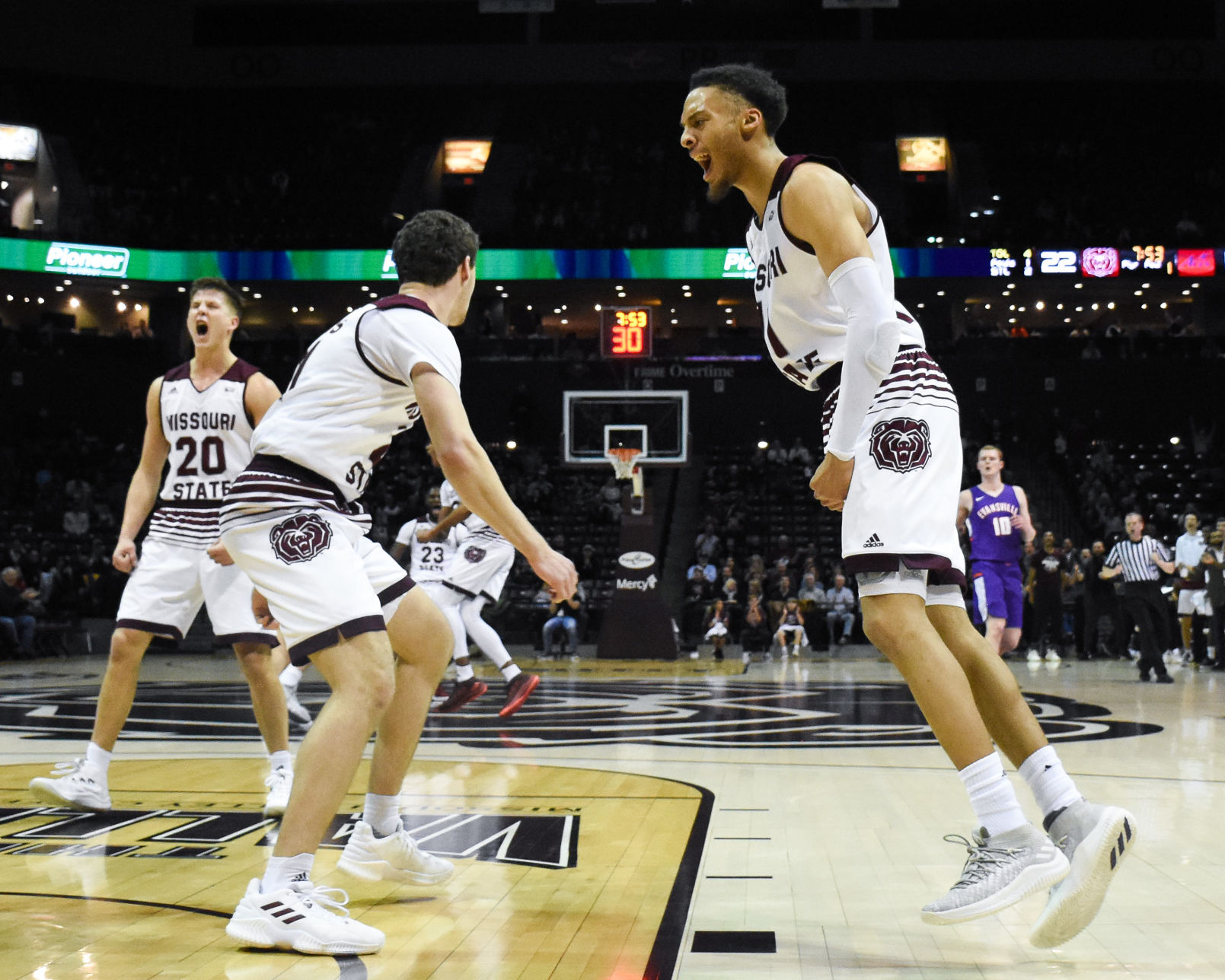 Jarred Dixon celebrates